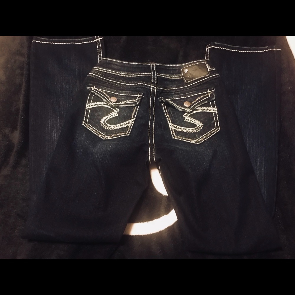 Silver natsuki flap jeans NWOT